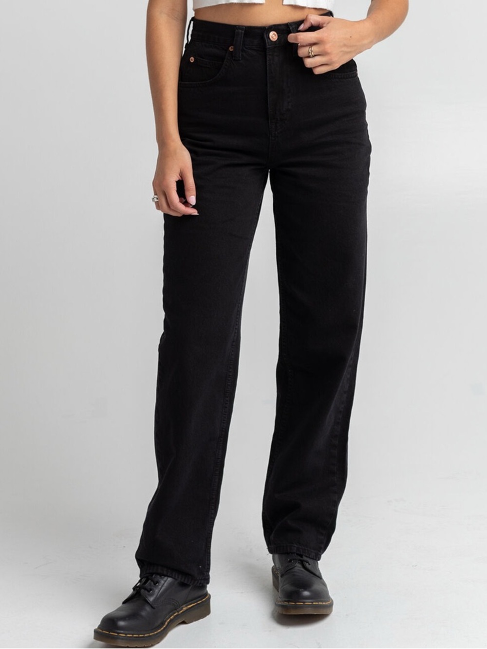 BDG Black Relaxed Jeans